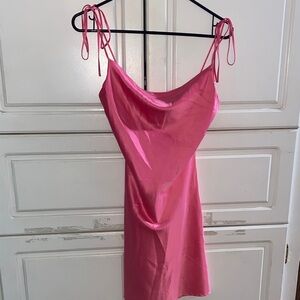 Chic Satin Pink Chemise